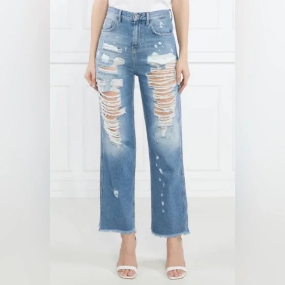 LIU.JO RIPPED JEANS - Picture 2 of 16